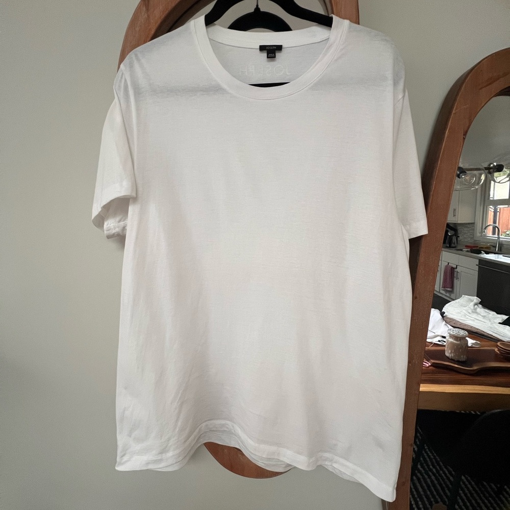 Joseph Classic White Short Sleeve Tee